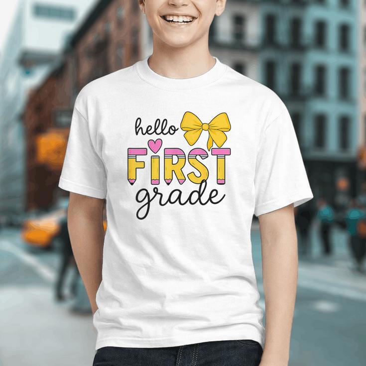 Sweet Pencil Vibes for 1st Grade Back to School Youth T-shirt