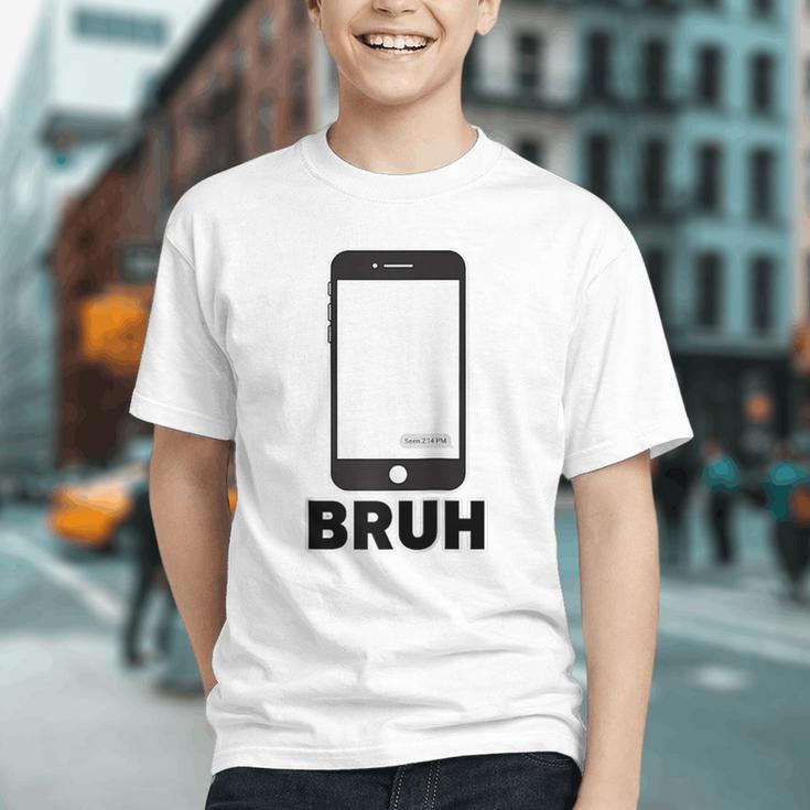 Texted First Bruh Seen Message Valentine's Day Humor Raglan Baseball Tee Graphic Youth Texted First Bruh Seen Message Valentine's Day Humor Raglan Baseball Tee Graphic Youth