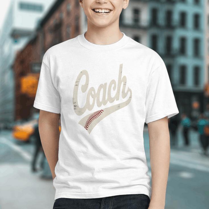 Vintage Baseball Coach Graphic Youth Vintage Baseball Coach Graphic Youth