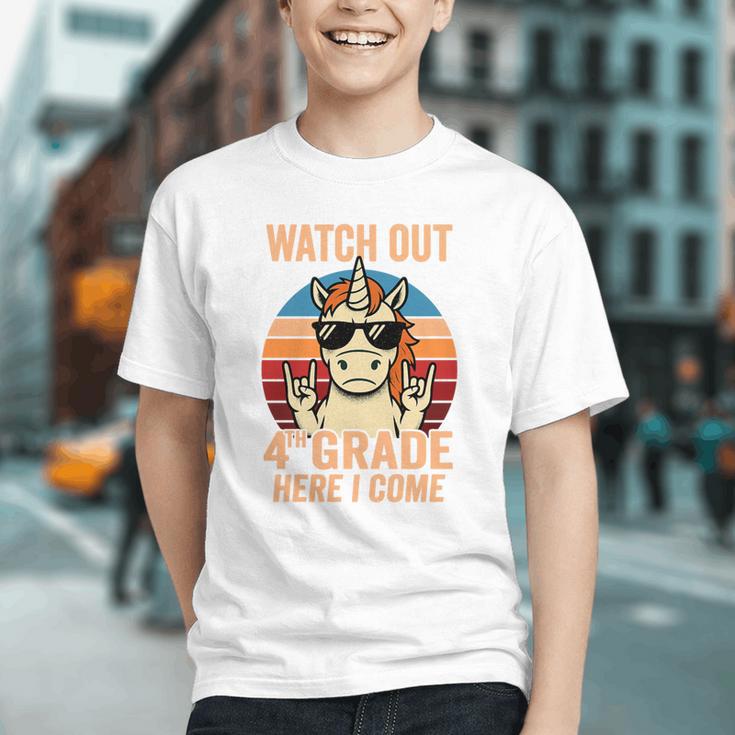 Watch Out 4th Grade! Boys Back to School Youth T-Shirt Watch Out 4th Grade! Boys Back to School Youth T-Shirt