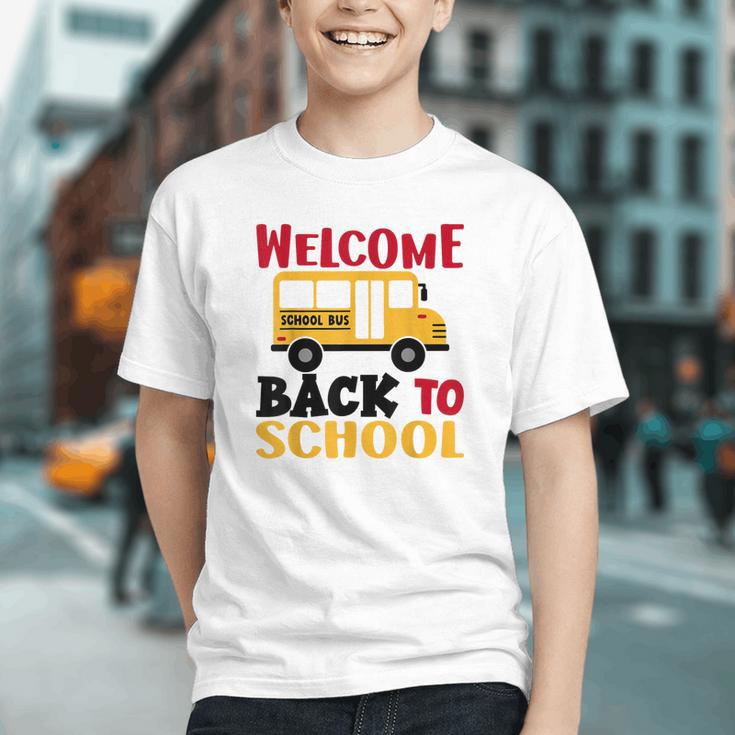 Welcome Back To School For Bus Drivers First Day Of School Graphic Youth