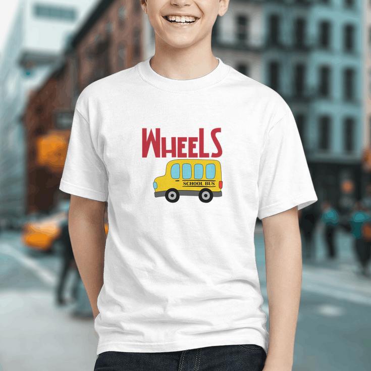 Wheels On The Bus Kids Back To School Graphic Youth Wheels On The Bus Kids Back To School Graphic Youth