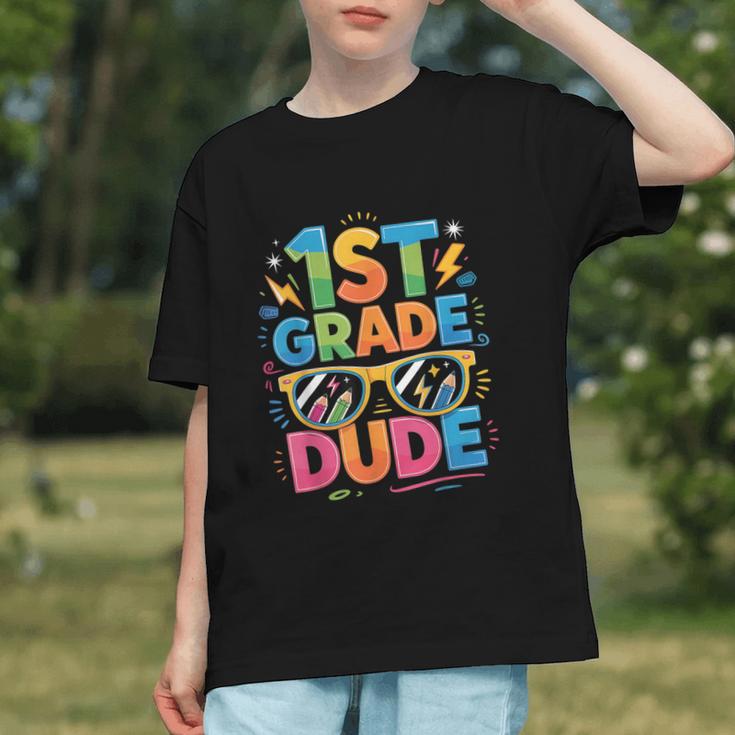 1st Grade Dude Vibes! Back to School Youth T-Shirt
