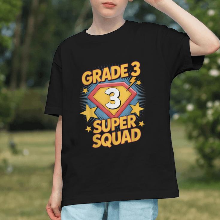 3rd Grade Superhero Squad Back to School Youth T-Shirt 3rd Grade Superhero Squad Back to School Youth T-Shirt