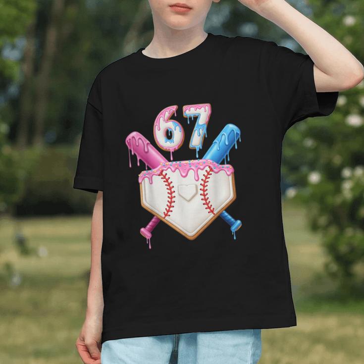 6 7 Baseball Dripping Six Seven Gen Alpha Slang Graphic Youth