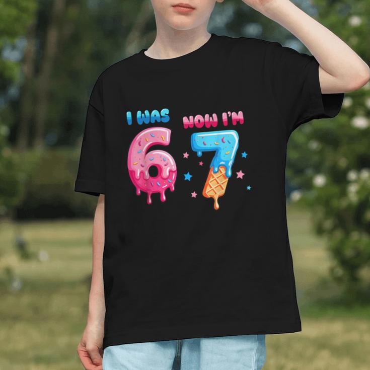 I Was 6 Now I'm 7 Birthday Baseball Drip For Boys Kid Graphic Youth I Was 6 Now I'm 7 Birthday Baseball Drip For Boys Kid Graphic Youth