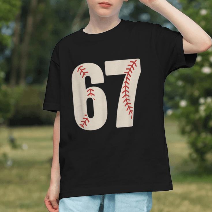 67 Baseball Six Seven 6 7 Meme 67 Graphic Youth