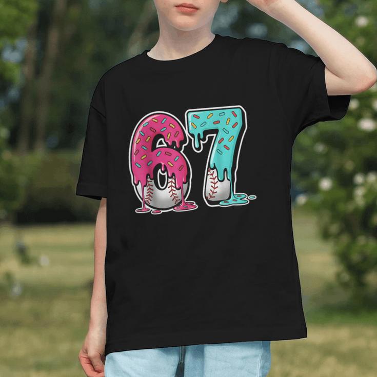 67 Ice Cream Drip Baseball Gen Alpha Slang Six Seven Meme Graphic Youth 67 Ice Cream Drip Baseball Gen Alpha Slang Six Seven Meme Graphic Youth