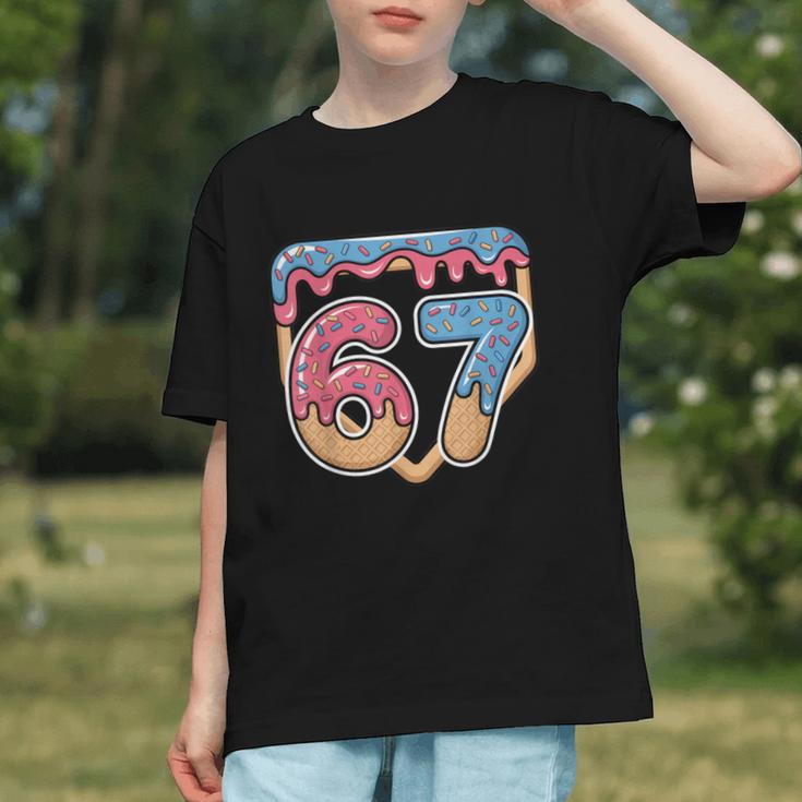 67 Ice Cream Drip Meme Baseball Graphic Youth
