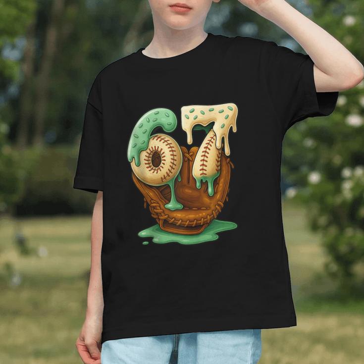 67 Ice Cream Drip Six Seven Baseball Graphic Youth 67 Ice Cream Drip Six Seven Baseball Graphic Youth