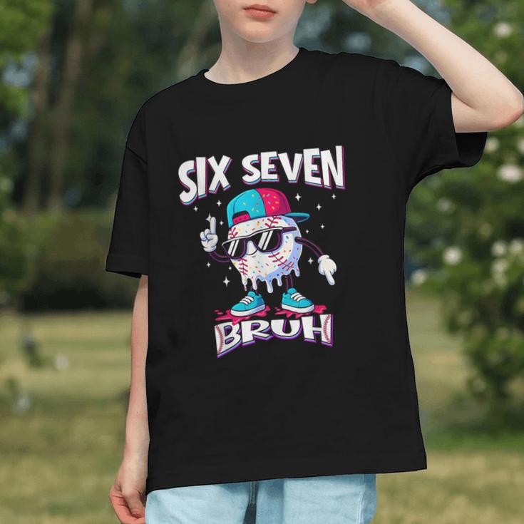 67 Meme Six Seven Bruh Baseball Ice Cream Drip Graphic Youth 67 Meme Six Seven Bruh Baseball Ice Cream Drip Graphic Youth