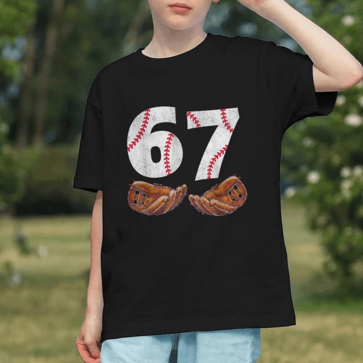 67 Trend Baseball Glove Number Style Graphic Youth 67 Trend Baseball Glove Number Style Graphic Youth