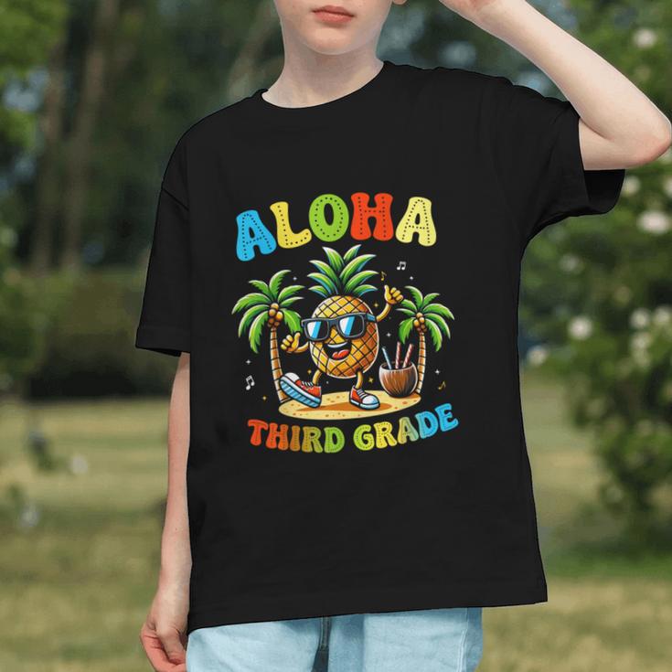 Aloha 3rd Grade! Tropical Pineapple Back to School Youth T-shirt Aloha 3rd Grade! Tropical Pineapple Back to School Youth T-shirt