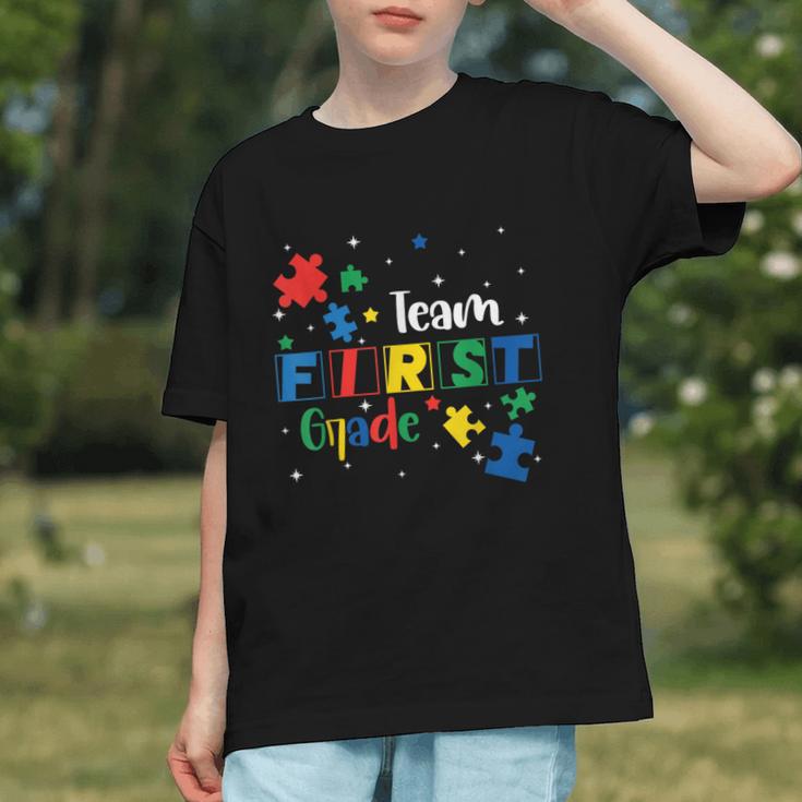 Autism Acceptance 1st Grade Back to School Youth T-shirt