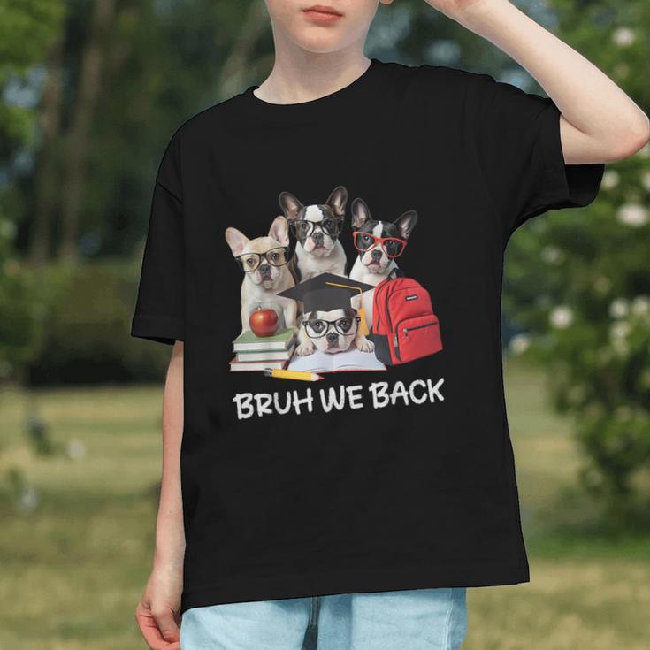 Back To School Cute French Bulldog Puppy Dogs Lovers Graphic Youth