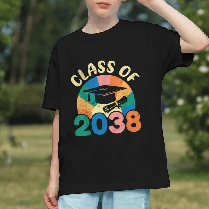 Back To School Pre-K Kindergarten Graduation Class Of 2038 Graphic Youth