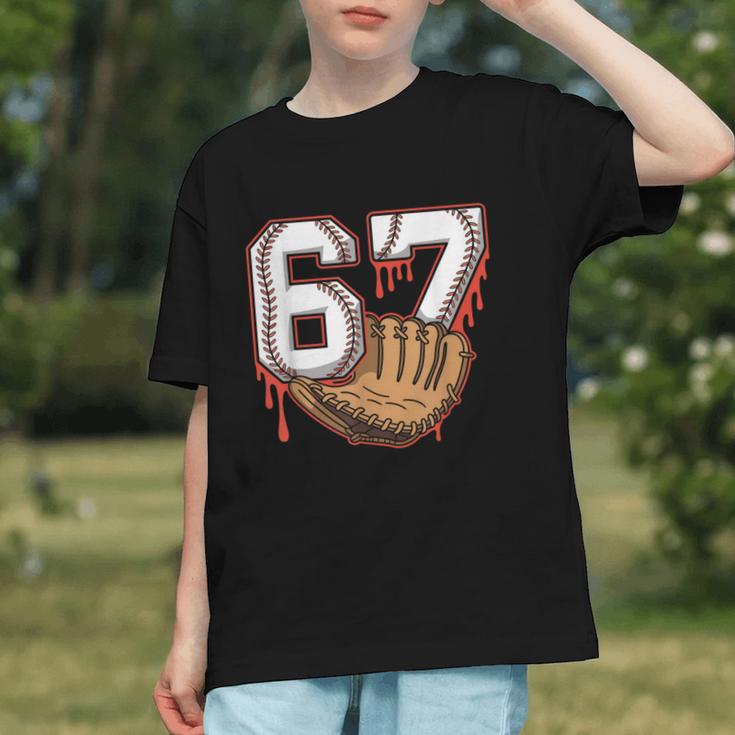 Baseball 67 Six Seven Alpha Slang 6 7 Meme Kids Teachers Boy Graphic Youth