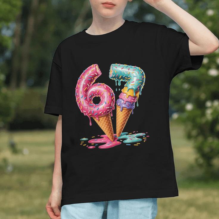 Baseball Drip Ice Cream 67 Graphic Youth Baseball Drip Ice Cream 67 Graphic Youth