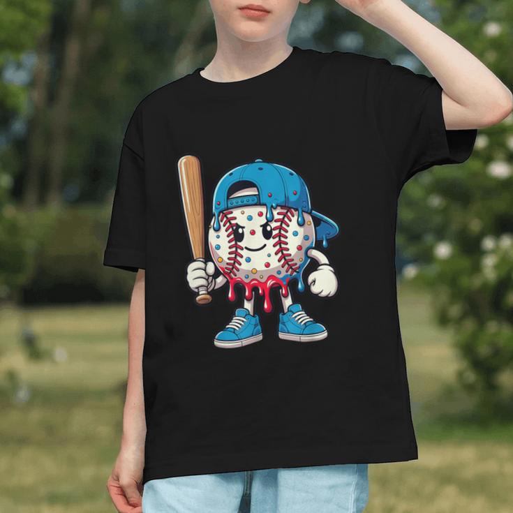 Baseball Drippy Style Apparel For Boys Youth Cool Baseball Graphic Youth