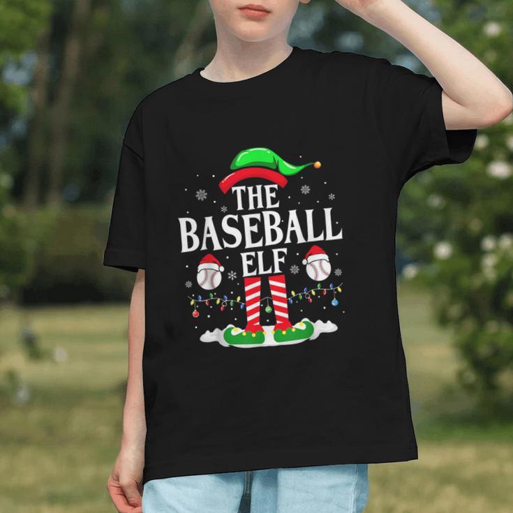 The Baseball Elf Christmas Sport Lovers Xmas Elf Graphic Youth The Baseball Elf Christmas Sport Lovers Xmas Elf Graphic Youth