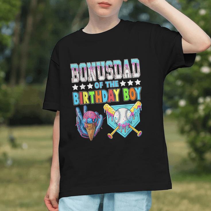 Baseball Ice Cream Drip Bonus Dad Of The Birthday Boy Graphic Youth Baseball Ice Cream Drip Bonus Dad Of The Birthday Boy Graphic Youth