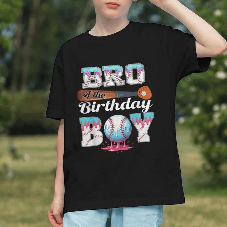 Baseball Ice Cream Drip Bro Of The Birthday Boy Graphic Youth Baseball Ice Cream Drip Bro Of The Birthday Boy Graphic Youth