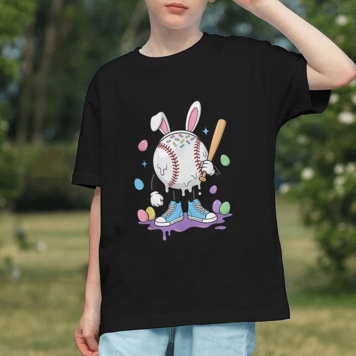Baseball Ice Cream Drip Youth Boys Cute Easter Sports Graphic Youth