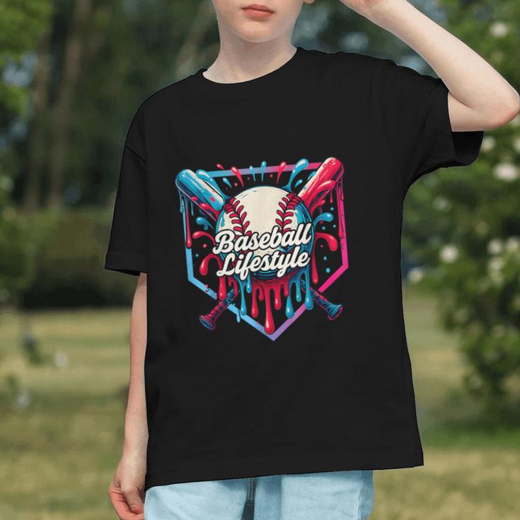 Baseball Lifestyle Shirt Youth Baseball Drip Icecream Boys Graphic Youth Baseball Lifestyle Shirt Youth Baseball Drip Icecream Boys Graphic Youth