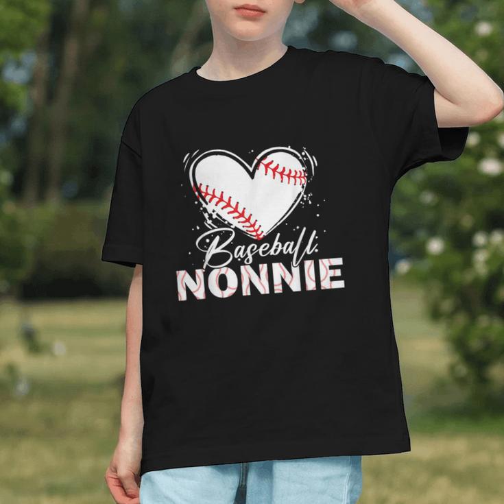 Baseball Nonnie Baseball Heart Graphic Youth
