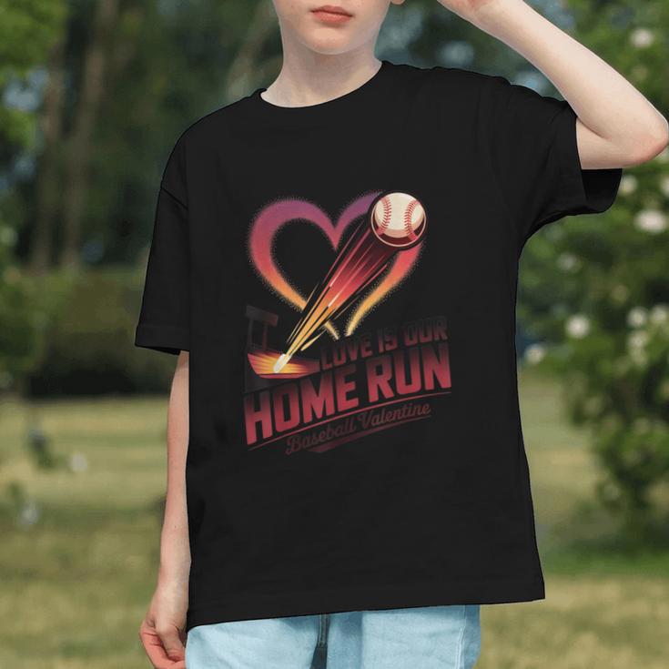 Baseball Valentine Love Is Our Home Run Apparel Graphic Youth Baseball Valentine Love Is Our Home Run Apparel Graphic Youth