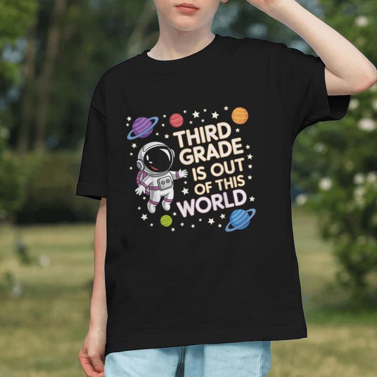 Blast Off to 3rd Grade! Space Back to School Youth T-shirt