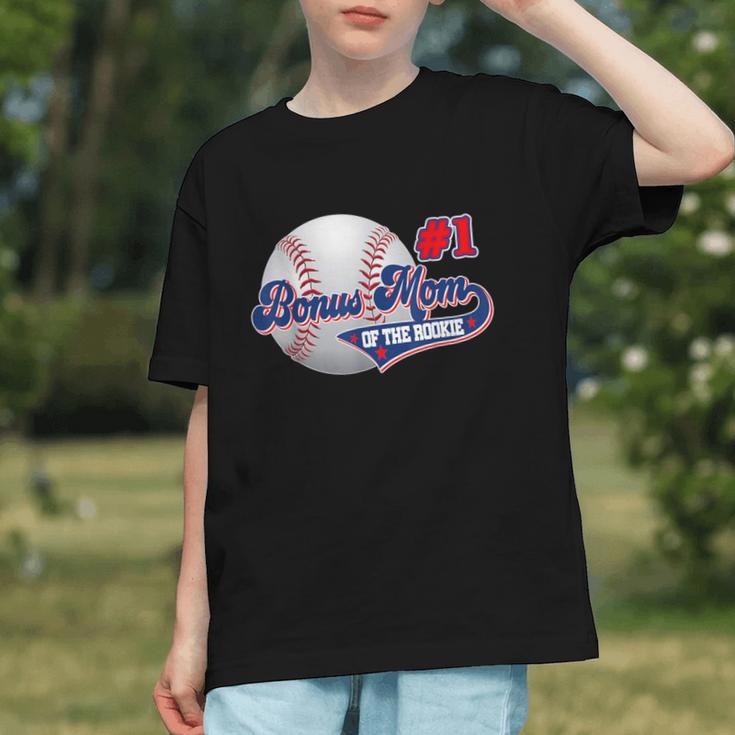 Bonus Mom Rookie Of Year 1st Birthday Baseball Theme Graphic Youth Bonus Mom Rookie Of Year 1st Birthday Baseball Theme Graphic Youth
