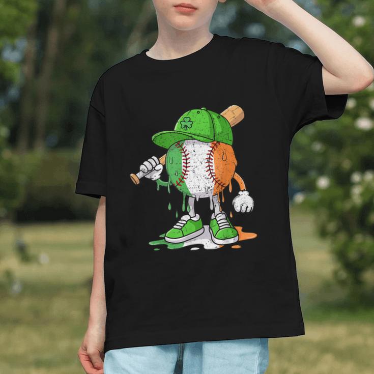 Boys St Patricks Day Irish Flag Kids Baseball Ice Cream Drip Graphic Youth Boys St Patricks Day Irish Flag Kids Baseball Ice Cream Drip Graphic Youth