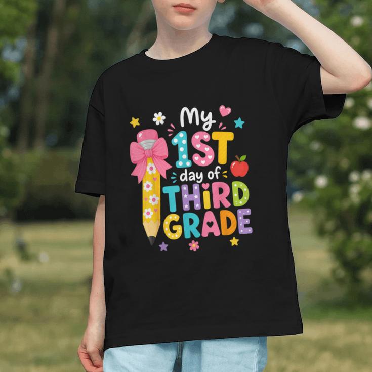 Bright Rainbow Pencil First Day of 3rd Grade Youth T-shirt Bright Rainbow Pencil First Day of 3rd Grade Youth T-shirt