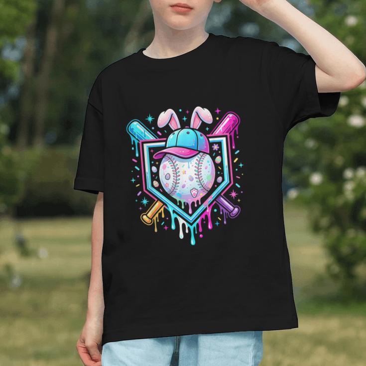 Bunny Baseball Hat With Ice Cream Easter Day Boys Kids Girls Graphic Youth Bunny Baseball Hat With Ice Cream Easter Day Boys Kids Girls Graphic Youth