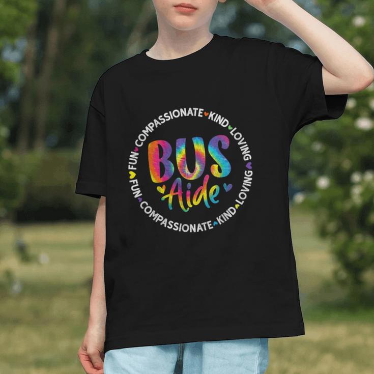 Bus Driver Aide Back To School Bus Driver Tie Dye Graphic Youth Bus Driver Aide Back To School Bus Driver Tie Dye Graphic Youth