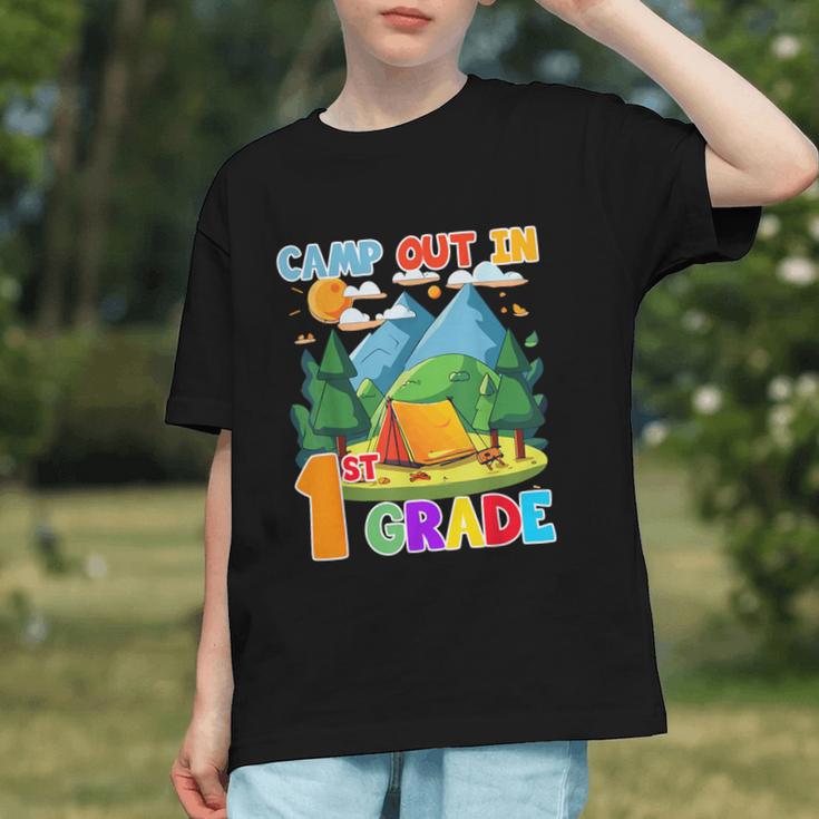 Camp Out in 1st Grade! Back to School Youth T-Shirt