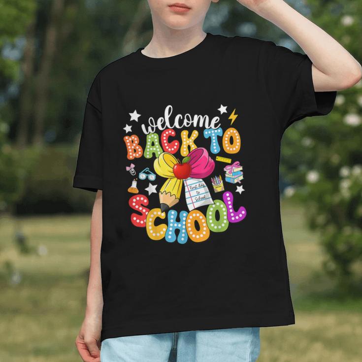Charming Pencil Bows Back to School Youth T-shirt Charming Pencil Bows Back to School Youth T-shirt