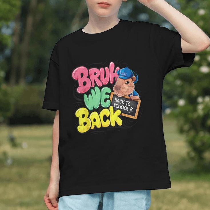 Chill Capybara First Day Vibes Back to School Youth T-shirt Chill Capybara First Day Vibes Back to School Youth T-shirt