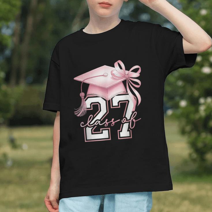 Class of 2027 Coquette Bow Back to School Youth T-shirt Class of 2027 Coquette Bow Back to School Youth T-shirt
