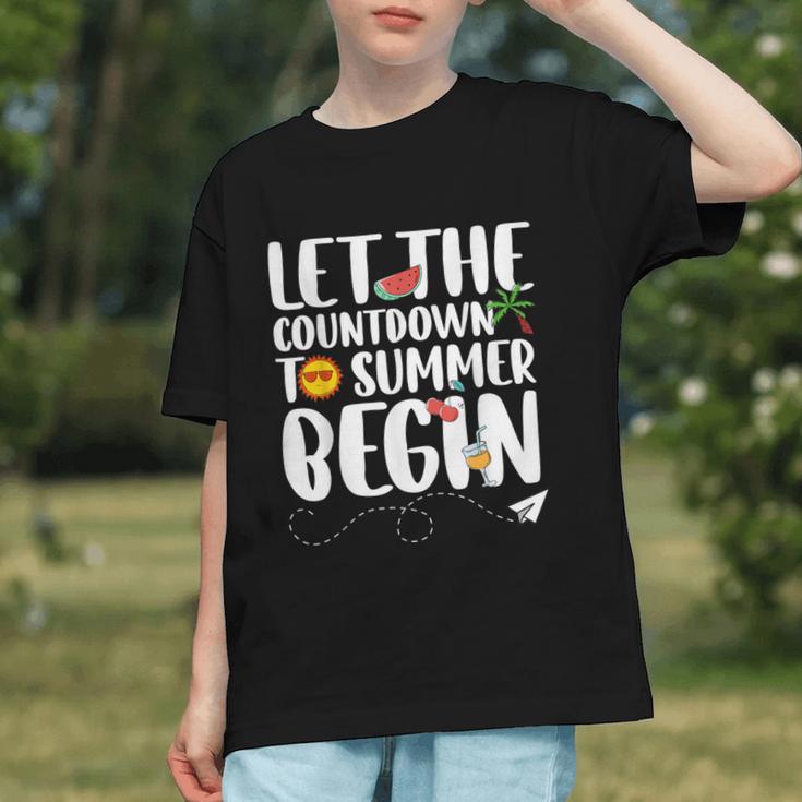 Counting the Days to Summer Break Back to School Youth T-shirt