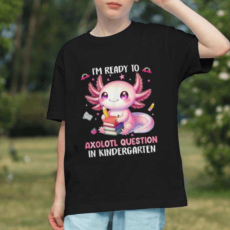 Curious Axolotl Kindergarten Back to School Youth T-Shirt Curious Axolotl Kindergarten Back to School Youth T-Shirt
