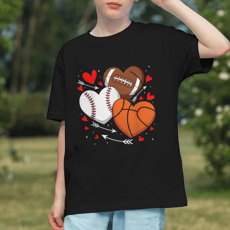 Cute Heart Baseball Basketball Football Valentine Boy Men Graphic Youth Cute Heart Baseball Basketball Football Valentine Boy Men Graphic Youth