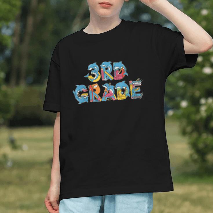 Dive Into 3rd Grade! Dolphin Back to School Youth T-Shirt Dive Into 3rd Grade! Dolphin Back to School Youth T-Shirt