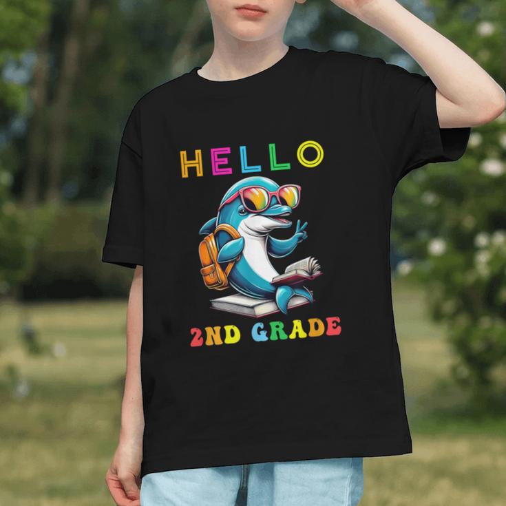 Dolphin Waves into 2nd Grade! Back to School Youth T-Shirt Dolphin Waves into 2nd Grade! Back to School Youth T-Shirt