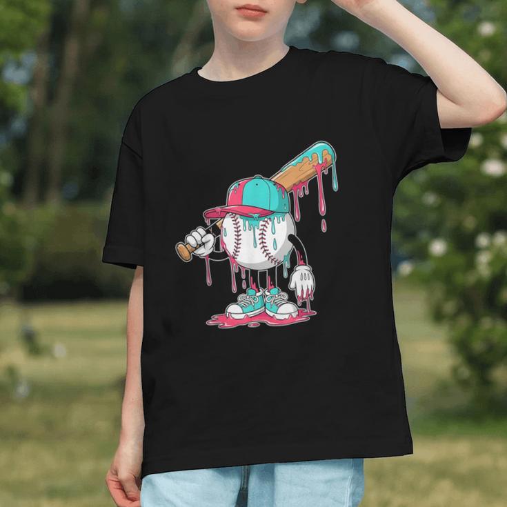 Drip Baseball For Boys Ice Cream Drip Youth Boys Sprinkles Graphic Youth