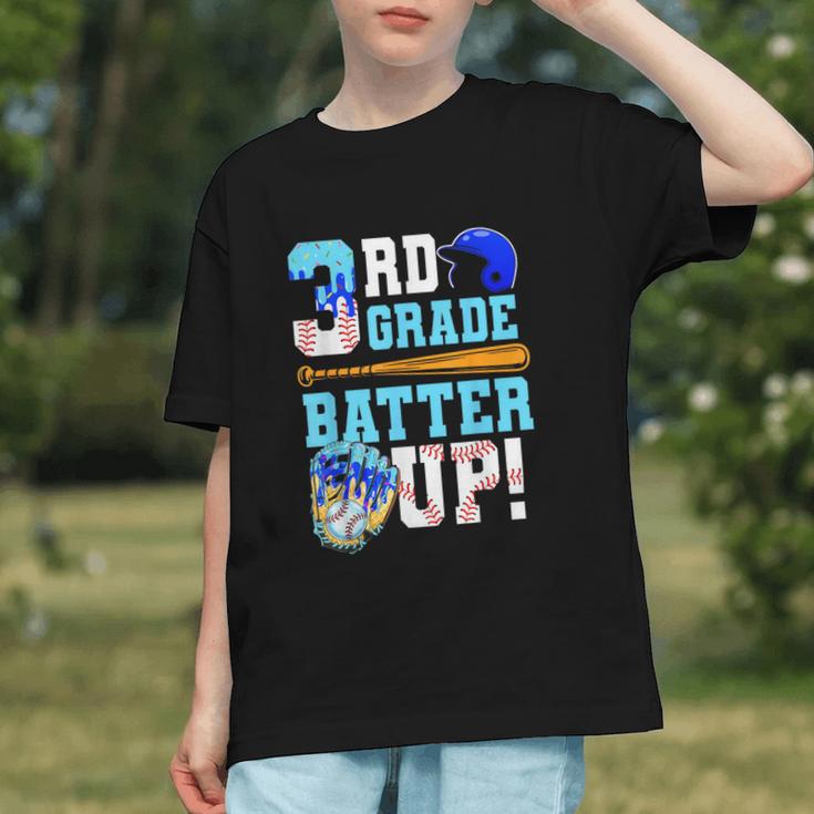 Dripping into 3rd Grade Baseball Back to School Youth T-Shirt