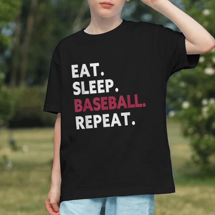 Eat Sleep Baseball Repeat Baseball Player Graphic Youth Eat Sleep Baseball Repeat Baseball Player Graphic Youth