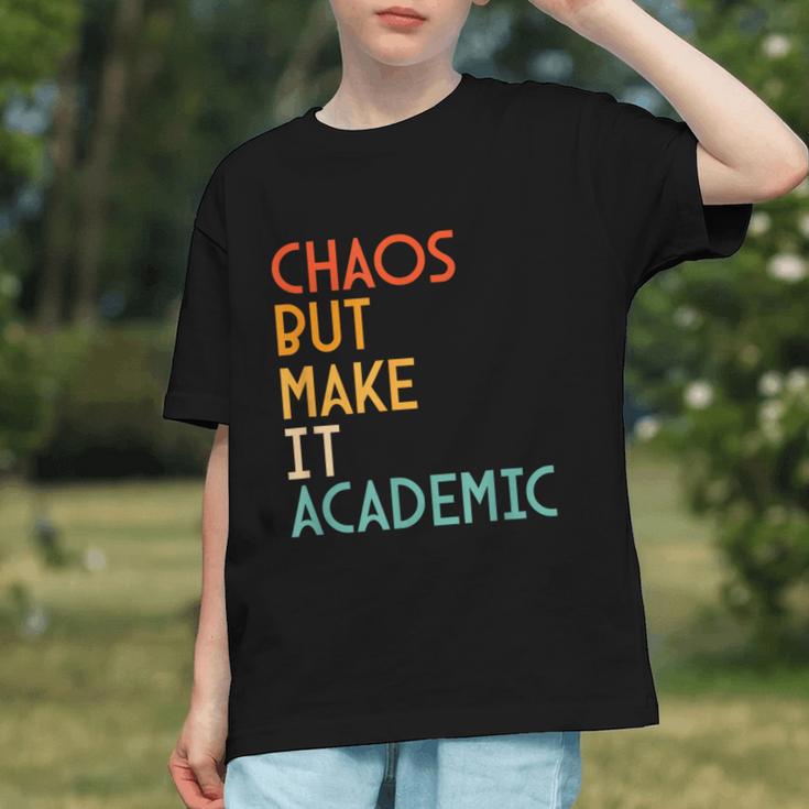 Embrace Academic Chaos! Retro Back to School Youth T-shirt Embrace Academic Chaos! Retro Back to School Youth T-shirt