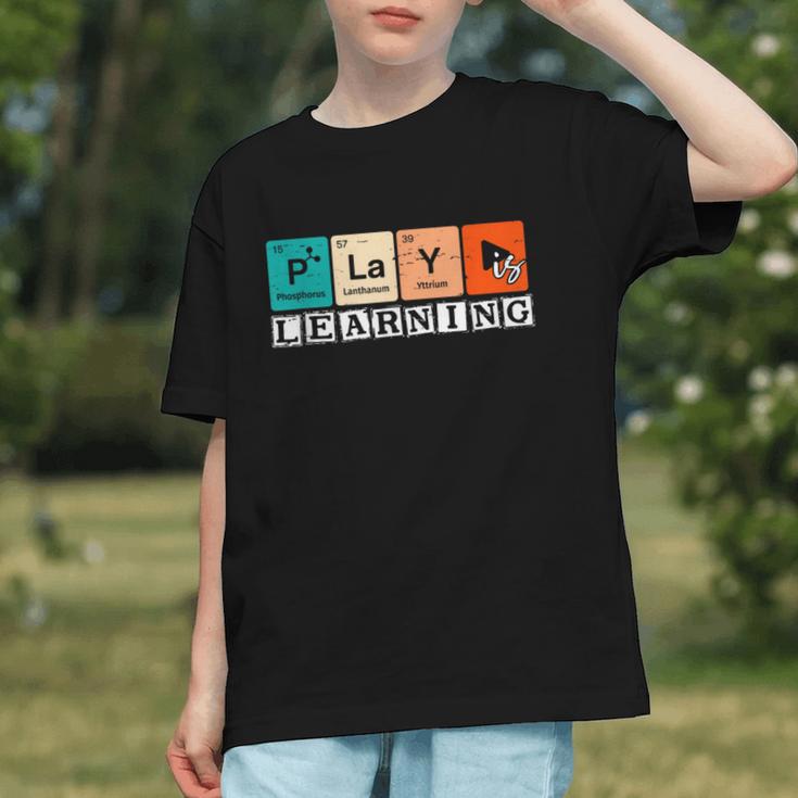 Embrace Retro Fun: Play Is Learning Back to School Youth T-shirt
